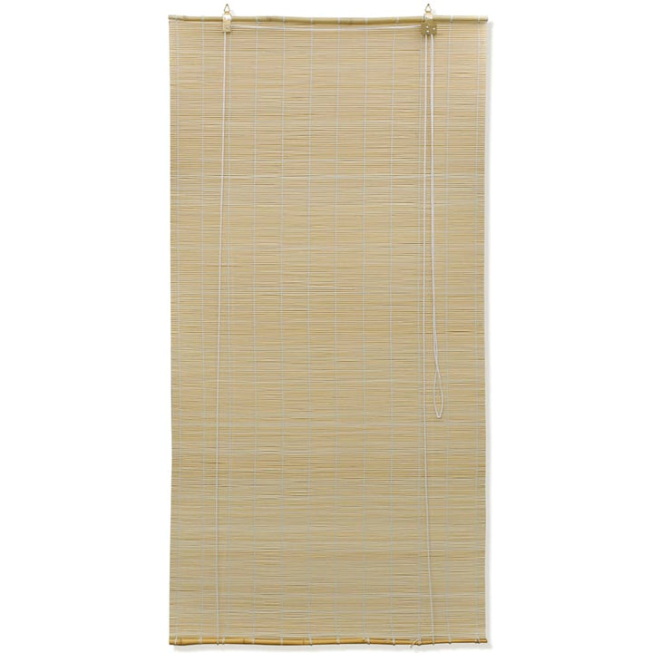 rullegardin 80x220 cm bambus naturfarvet