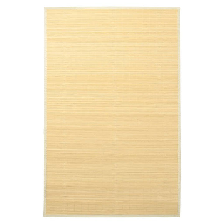 tæppe 100x160 cm bambus naturfarvet