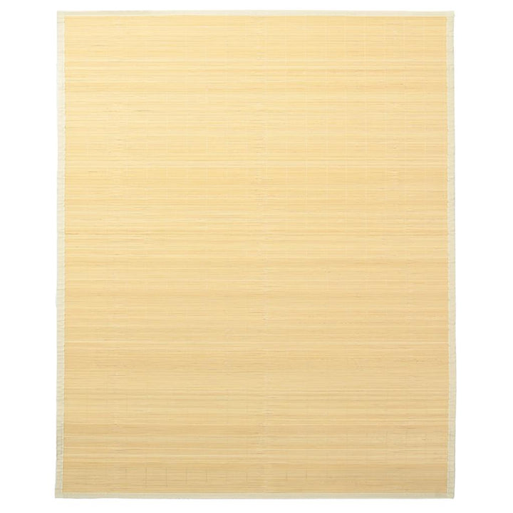 tæppe 160x230 cm bambus naturfarvet