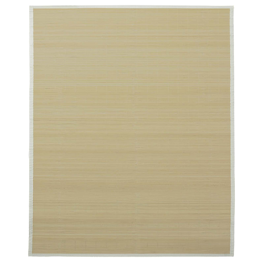 tæppe 160x230 cm bambus naturfarvet