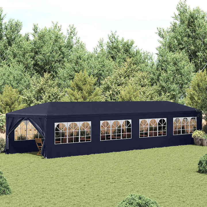 havefesttelt 3 x 12 m blå