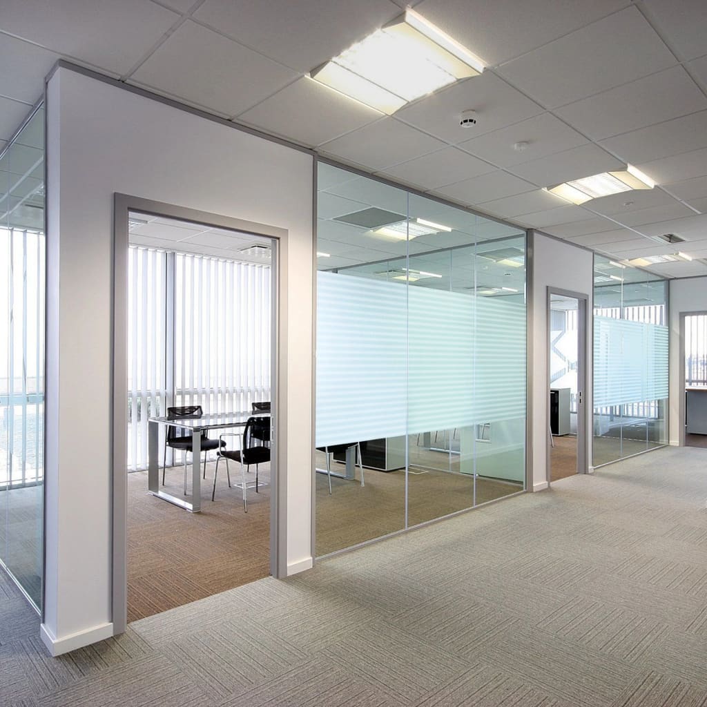 vinduesfolie 0,9x20 m stribet PVC matteret