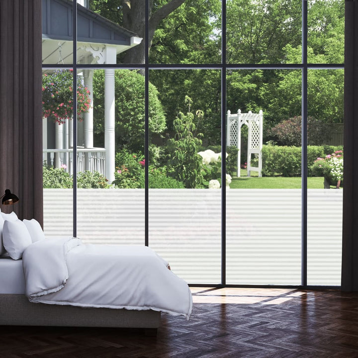 vinduesfolie 0,9x20 m stribet PVC matteret