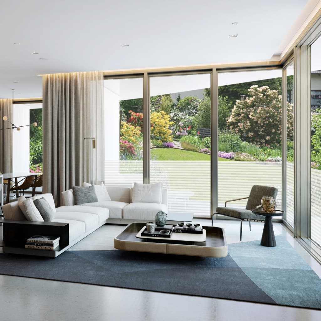 vinduesfolie 0,9x20 m stribet PVC matteret