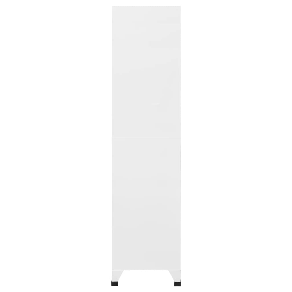lockerskab med 18 rum 90x40x180 cm metal