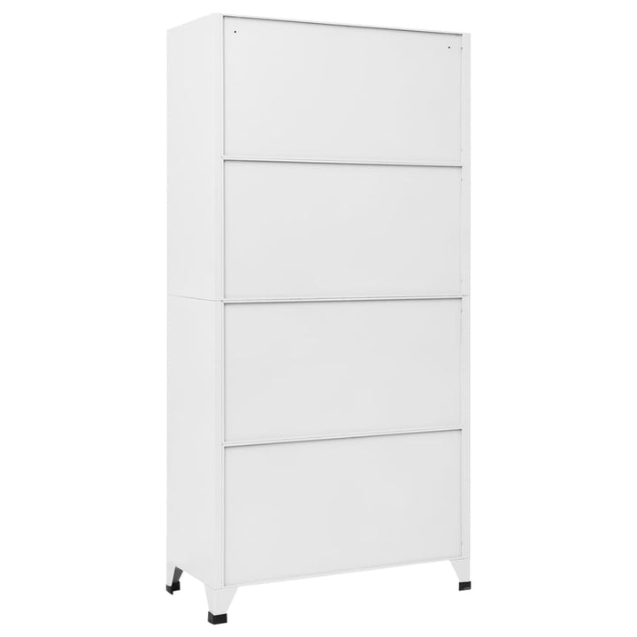 lockerskab med 18 rum 90x40x180 cm metal