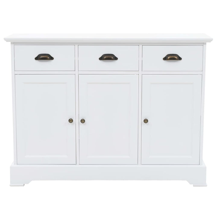 skænk med 3 låger 105x35x77,5 cm MDF og fyrretræ