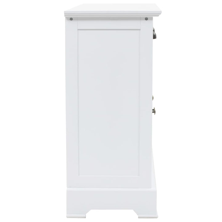 skænk med 3 låger 105x35x77,5 cm MDF og fyrretræ