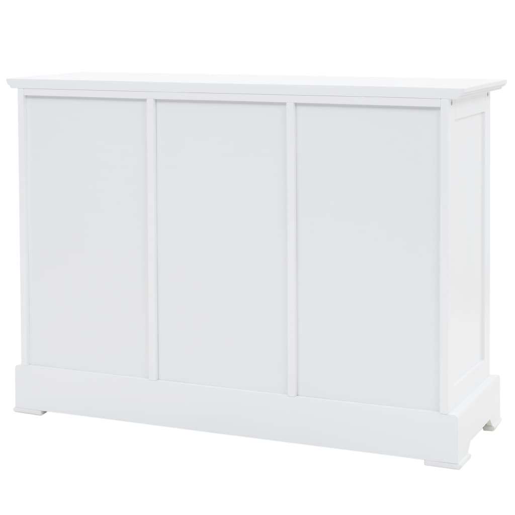 skænk med 3 låger 105x35x77,5 cm MDF og fyrretræ