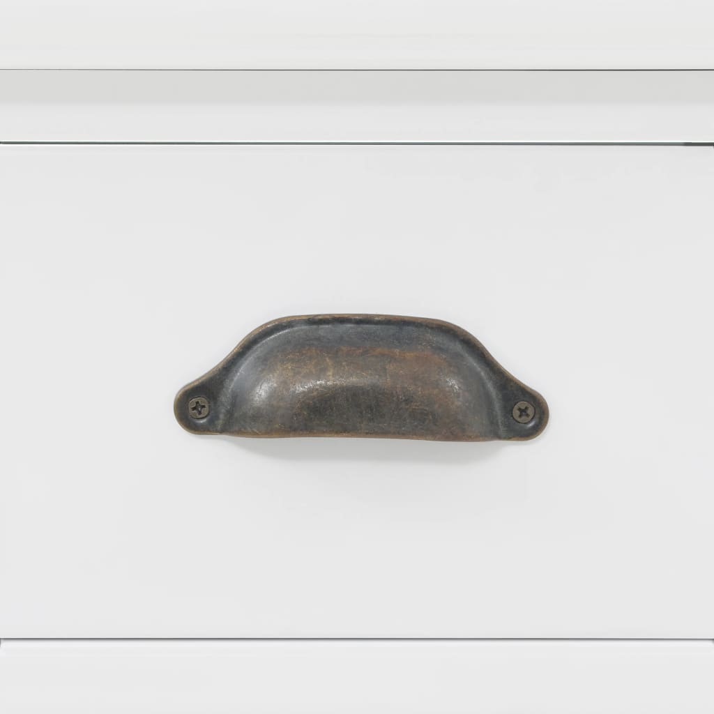 skænk med 3 låger 105x35x77,5 cm MDF og fyrretræ