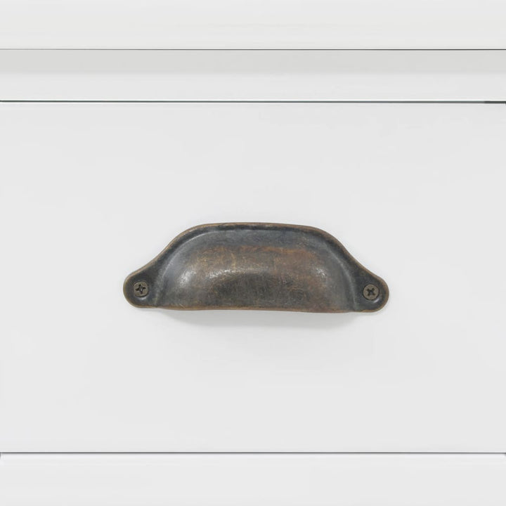 skænk med 3 låger 105x35x77,5 cm MDF og fyrretræ