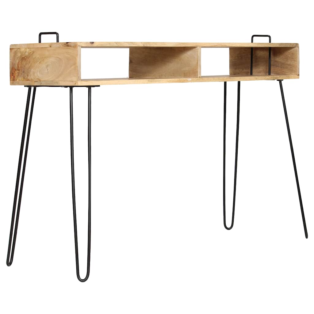 konsolbord i massivt mangotræ 115 x 35 x 76 cm