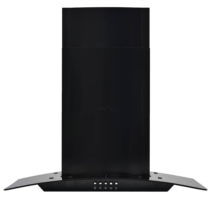 vægmonteret emhætte rustfrit stål 756 m³/t. 60 cm sort