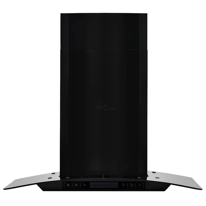 vægmonteret emhætte rustfrit stål 756 m³/t. 60 cm sort
