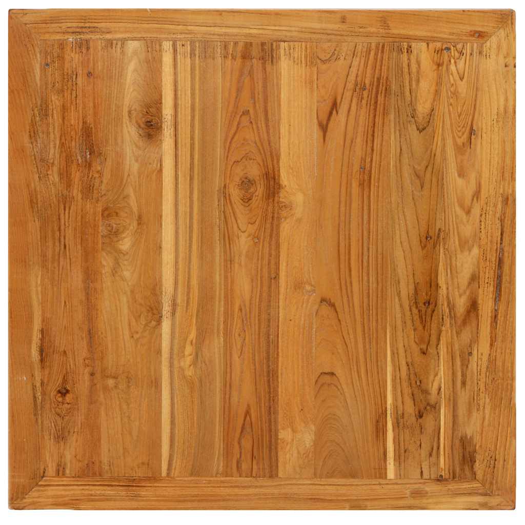 barbord 60x60x107 cm massivt genbrugsteak