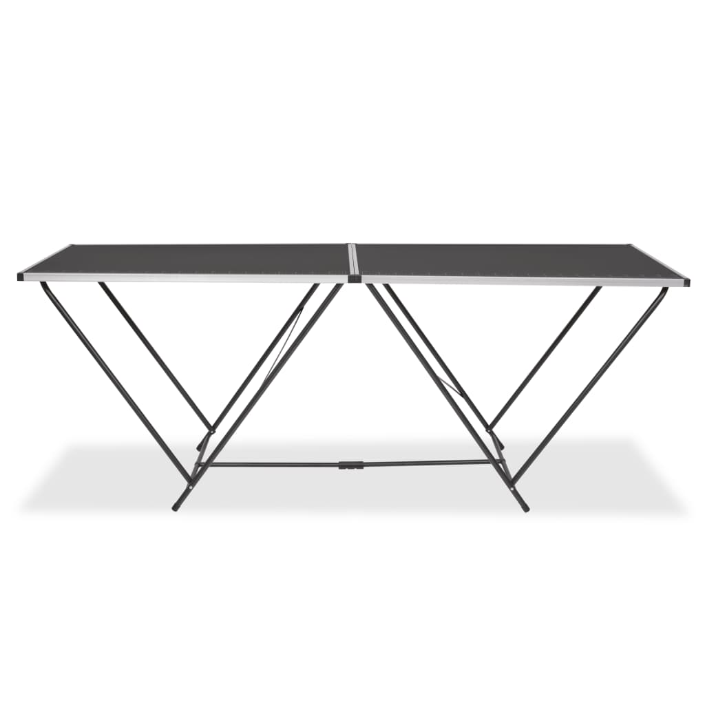 klapbord til tapetsering MDF og aluminium 200 x 60 x 78 cm
