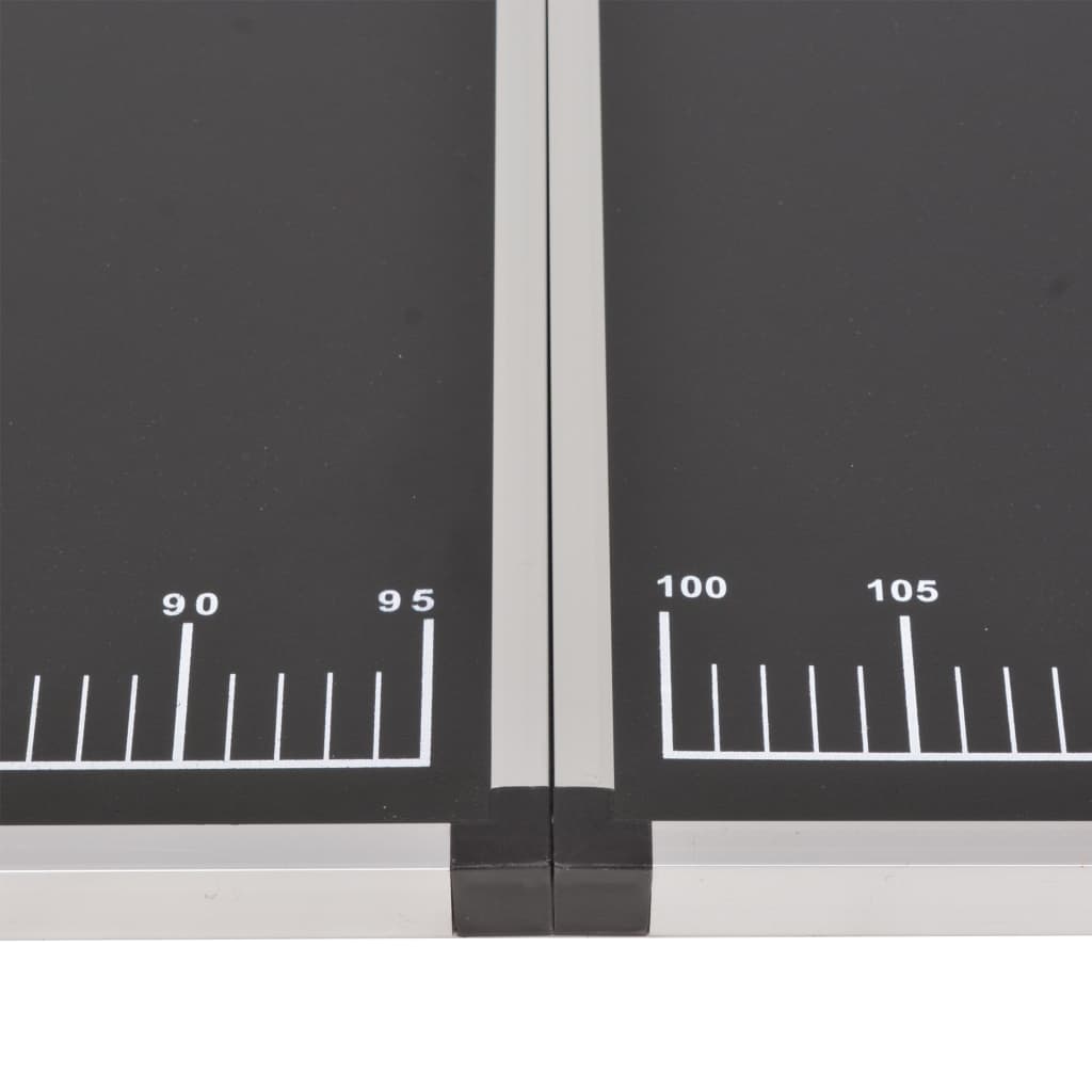 klapbord til tapetsering MDF og aluminium 200 x 60 x 78 cm