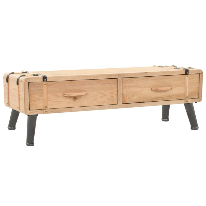 tv-bord 120x33x35 cm massivt grantræ