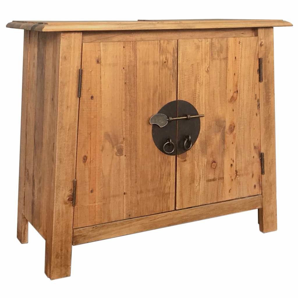 badeværelsesmøbel 70x32x63 cm massivt fyrretræ