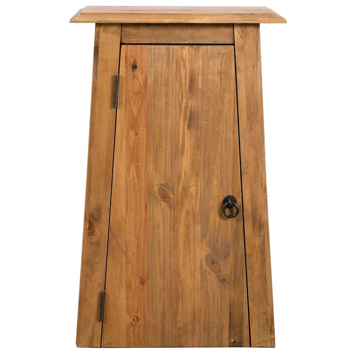 badeværelsesskab 42x23x70 cm massivt fyrretræ