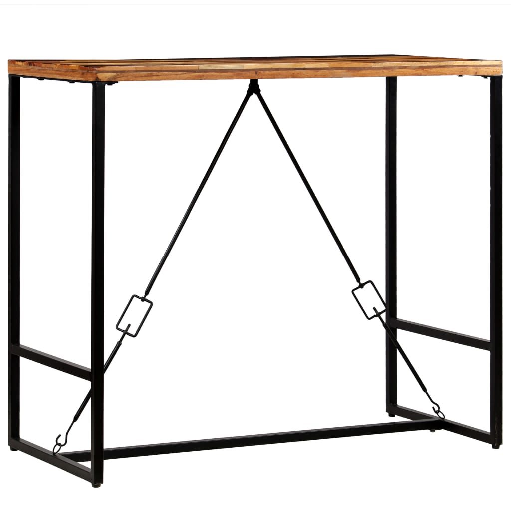 barbord 120x60x106 cm massivt genbrugstræ