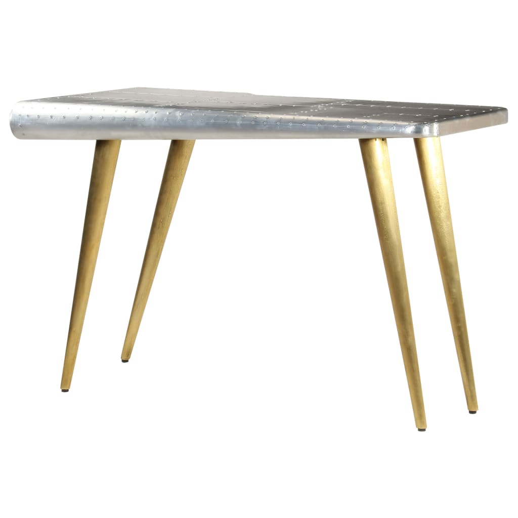 Aviator-skrivebord vintage flyverstil 120 x 60 x 76 cm