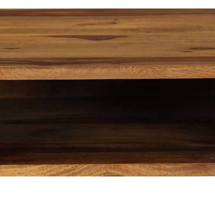 skrivebord 110 x 55 x 76 cm massivt akacietræ