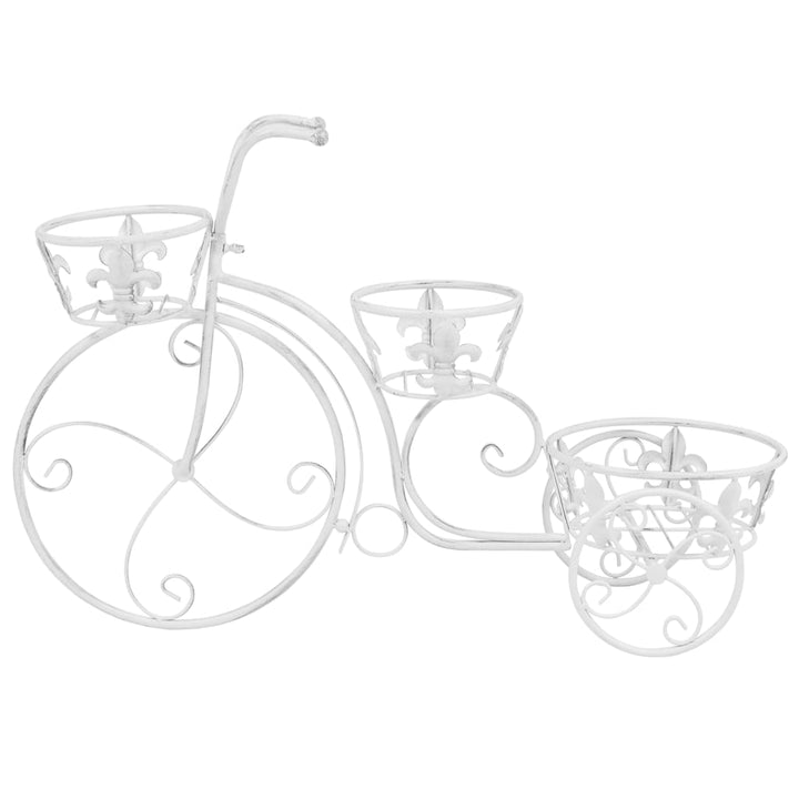 plantestativ cykelform vintagestil metal