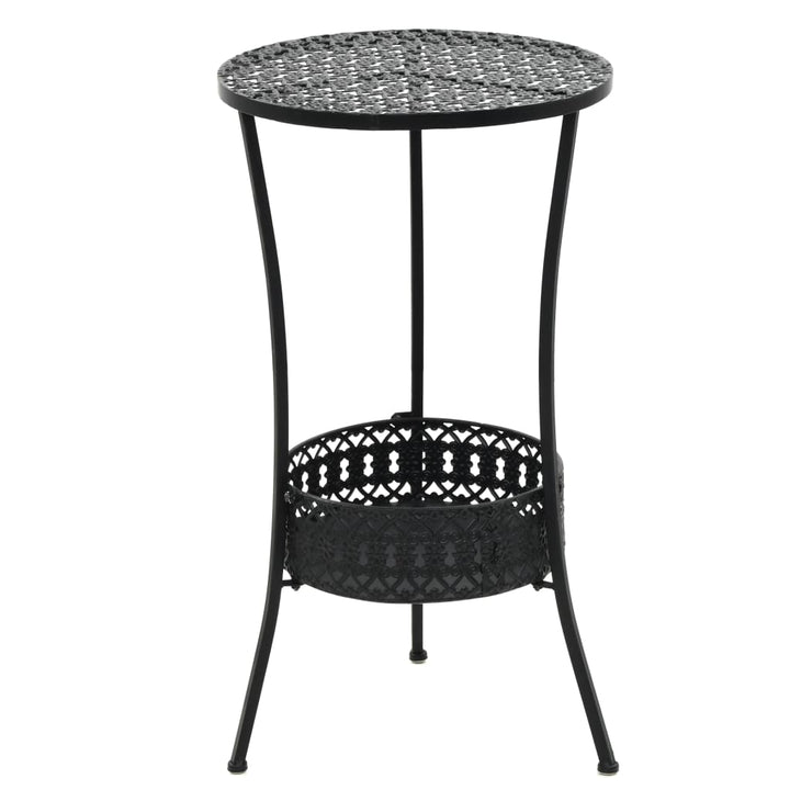 bistrobord 40 x 70 cm metal sort