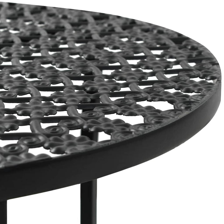 bistrobord 40 x 70 cm metal sort