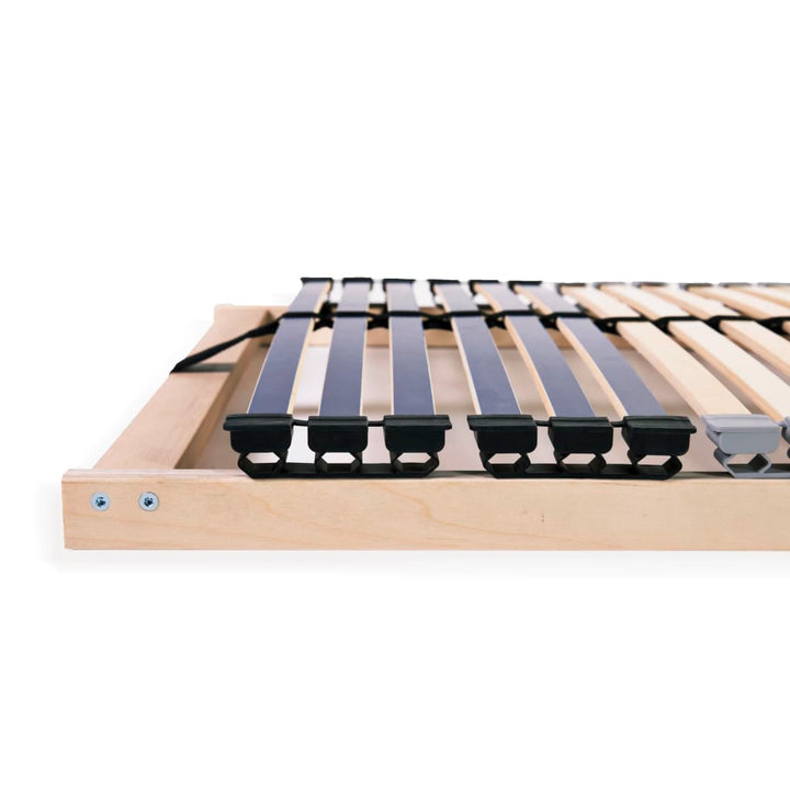 lamelbund til seng med 42 lameller 7 zoner 70 x 200 cm
