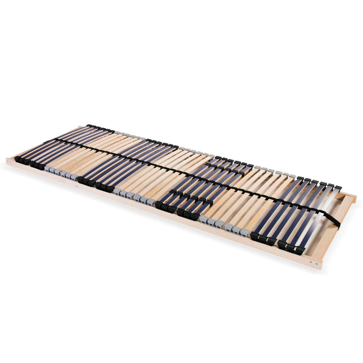 lamelbund til seng med 42 lameller 7 zoner 90 x 200 cm