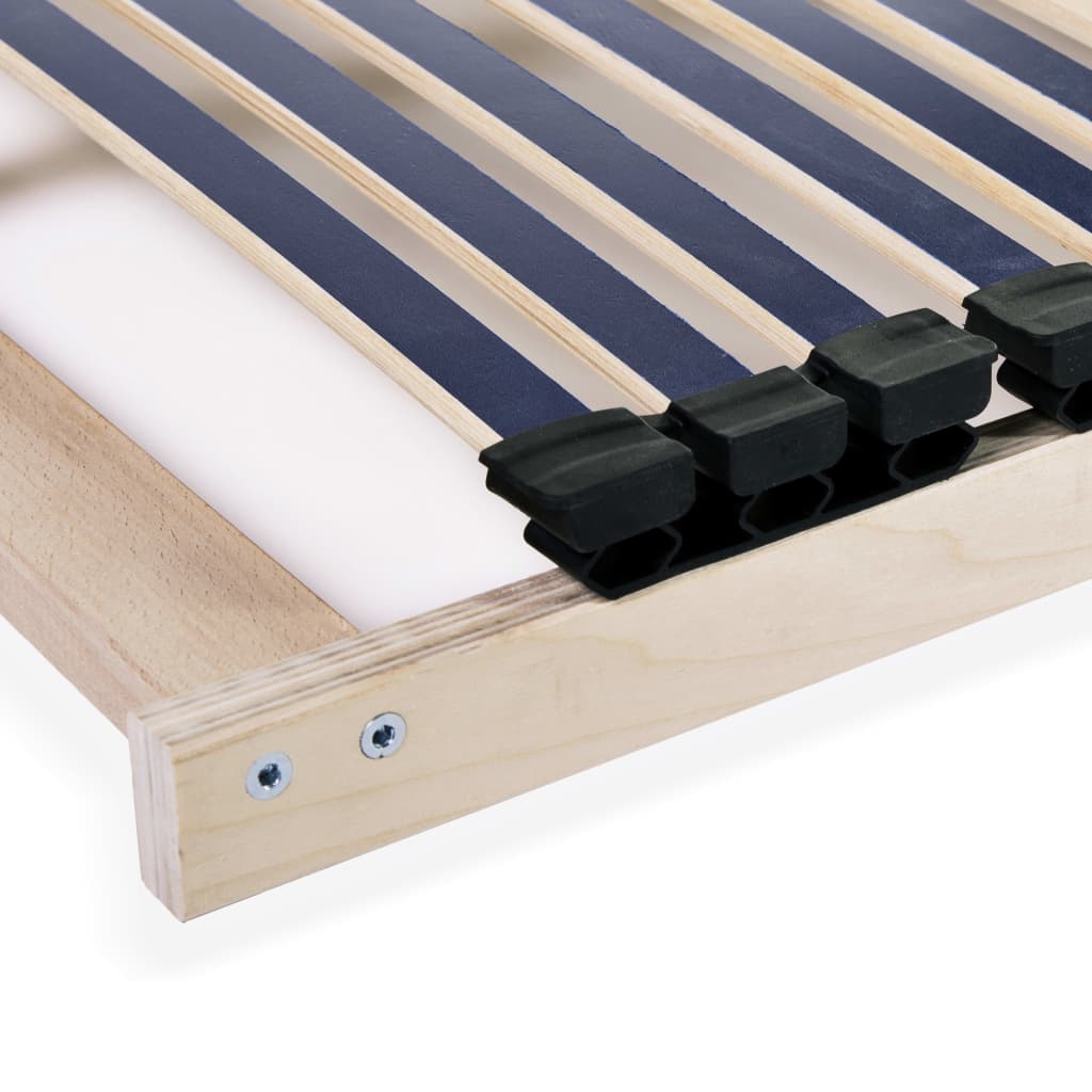 lamelbund til seng med 42 lameller 7 zoner 120 x 200 cm