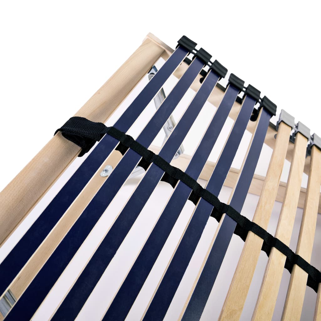 lamelbund til seng med 42 lameller 7 zoner 80 x 200 cm