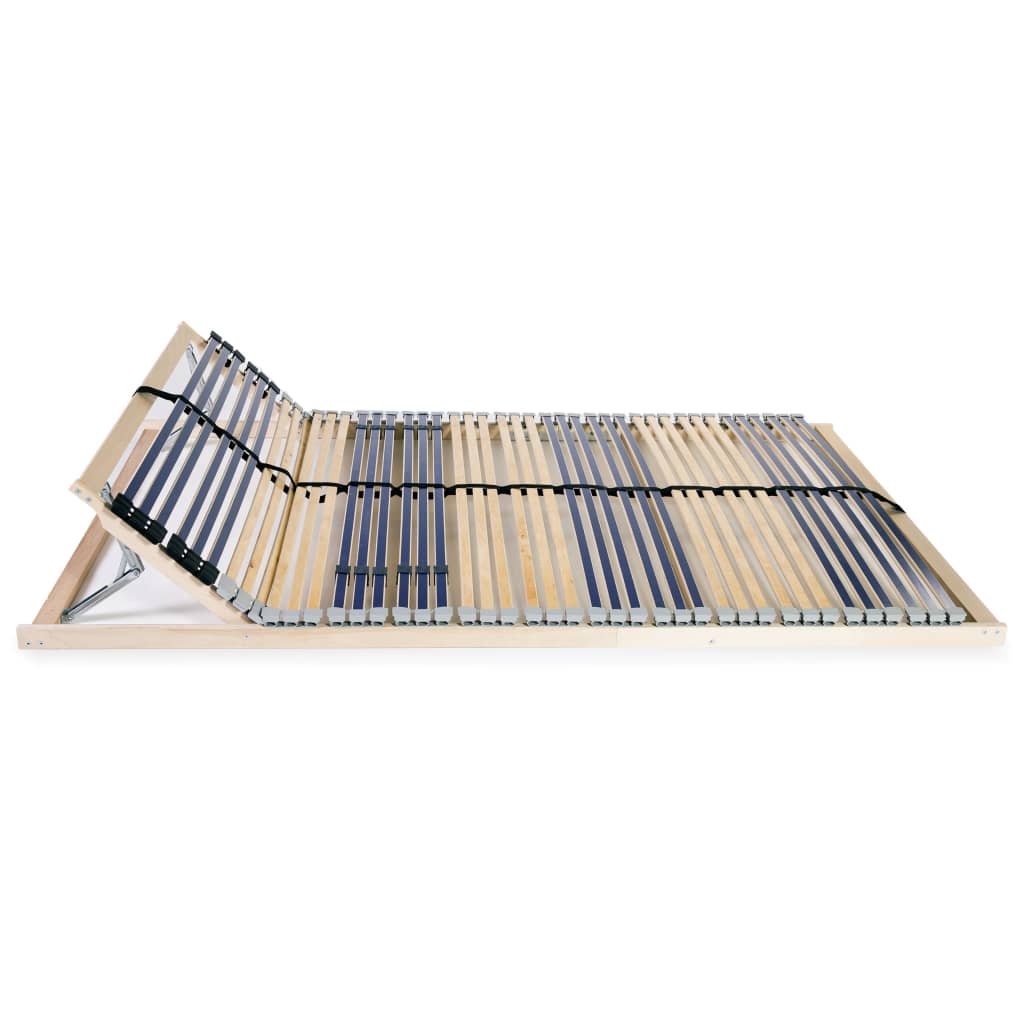 lamelbund til seng med 42 lameller 7 zoner 120 x 200 cm