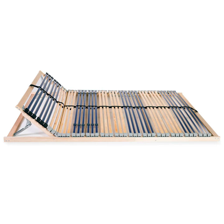 lamelbund til seng med 42 lameller 7 zoner 120 x 200 cm