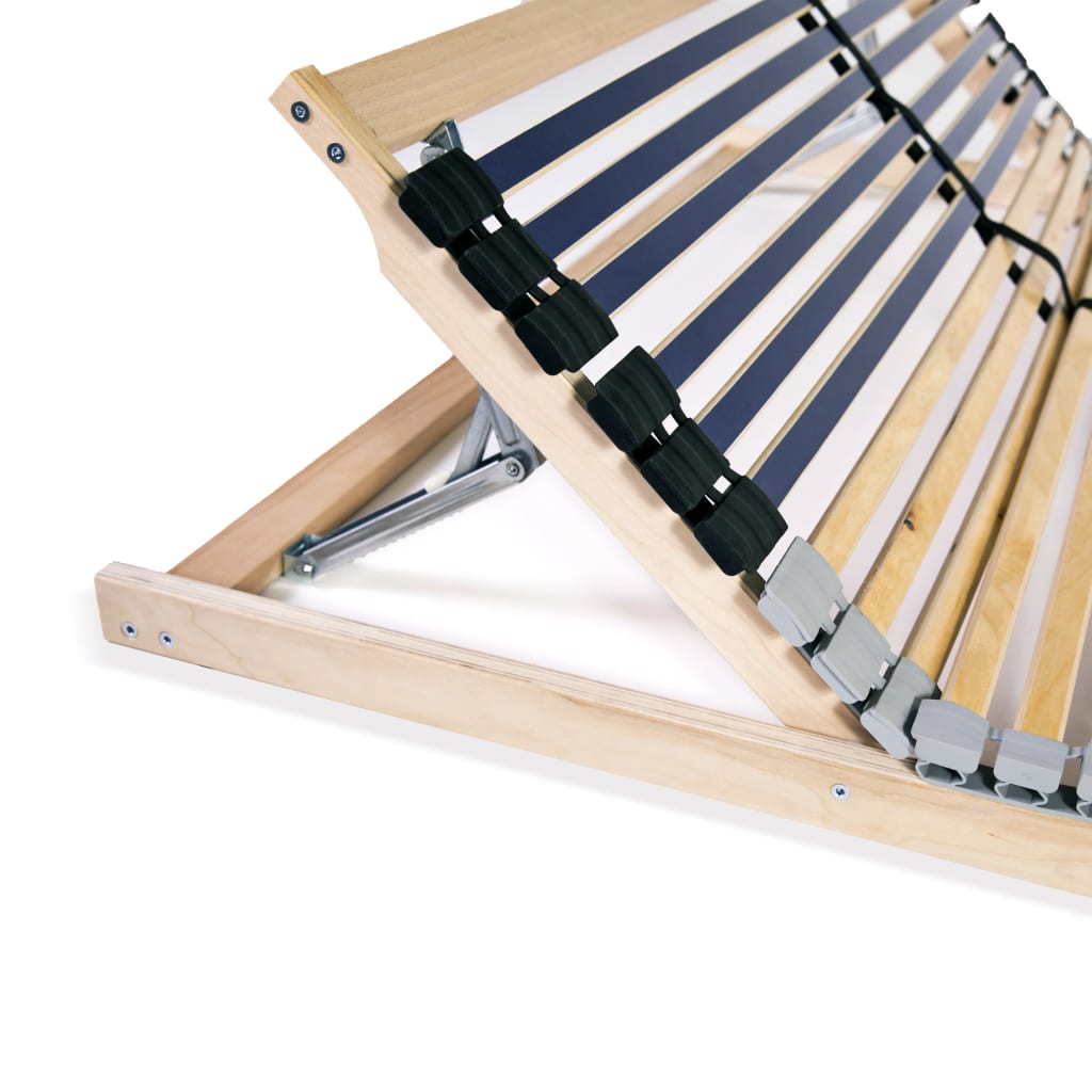 lamelbund til seng med 42 lameller 7 zoner 120 x 200 cm