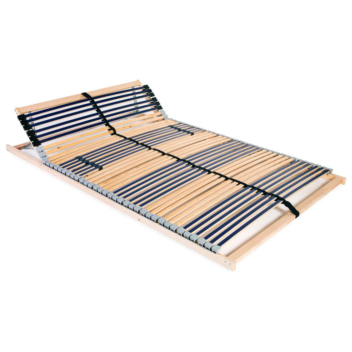 lamelbund til seng med 42 lameller 7 zoner 140 x 200 cm