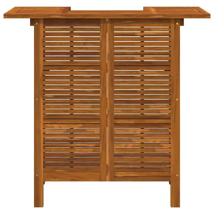 barbord 110x50x105 cm massivt akacietræ