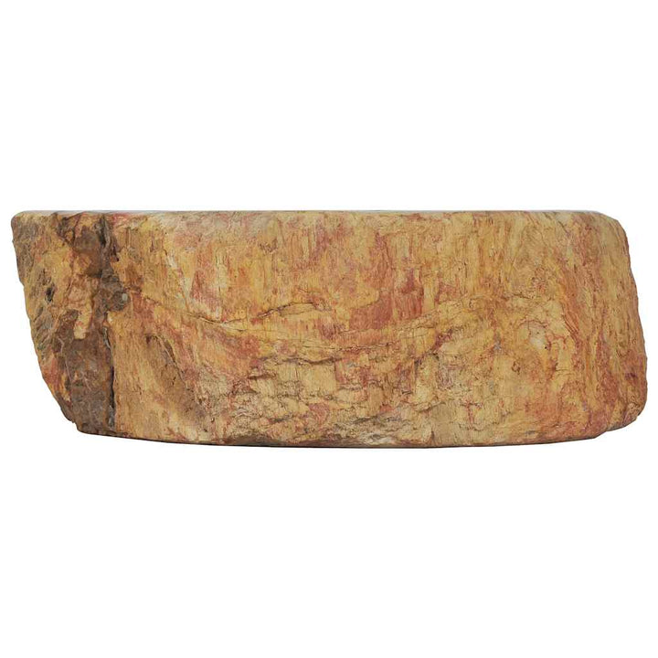 håndvask 45 x 35 x 15 cm fossilsten cremefarvet