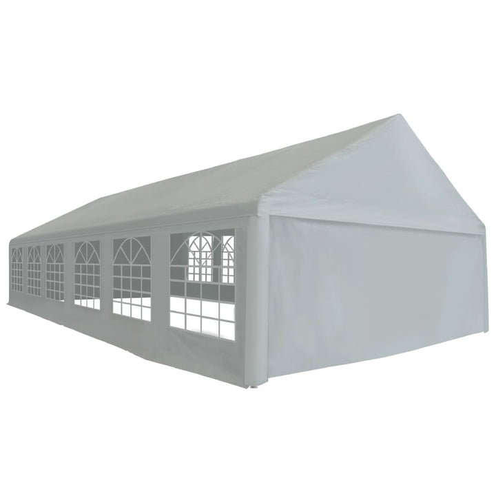 festtelt PE 6x12 m grå
