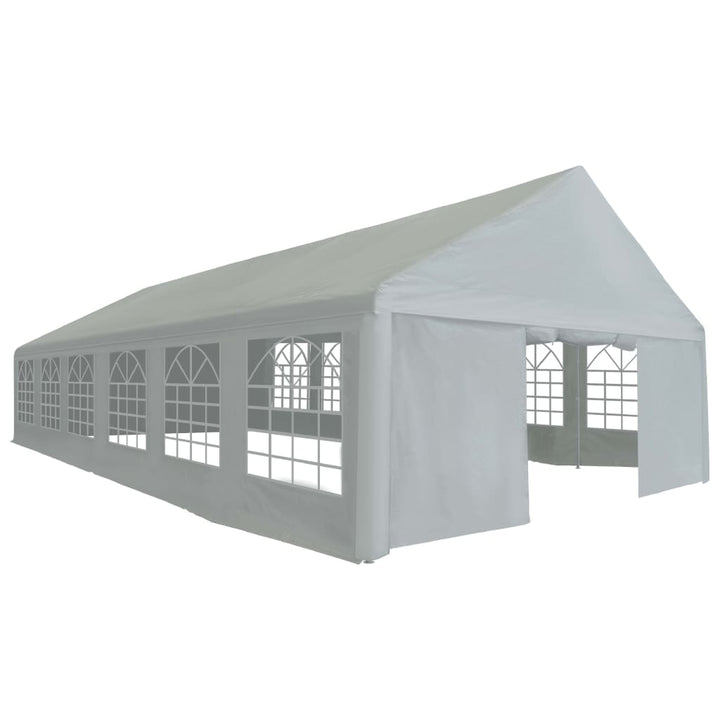 festtelt PE 6x12 m grå
