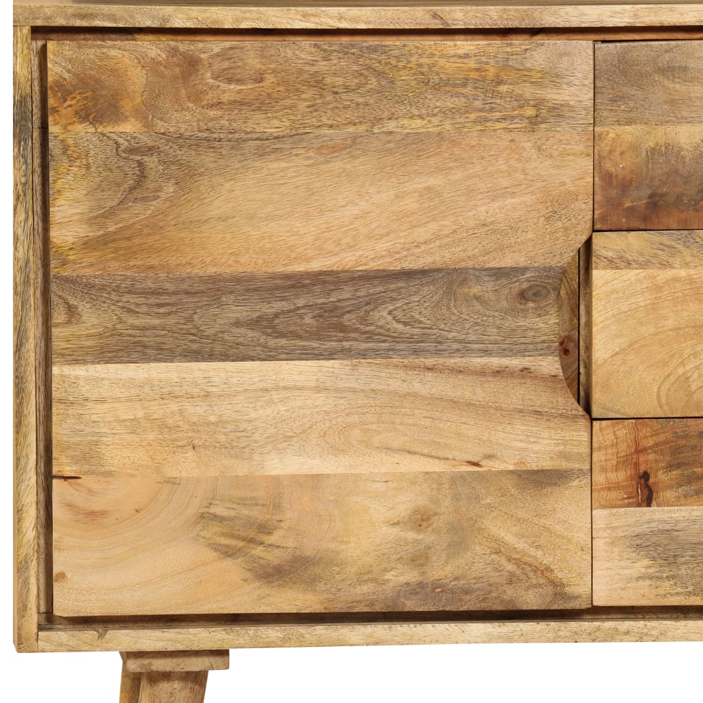 skænk 90x30x69 cm massivt mangotræ