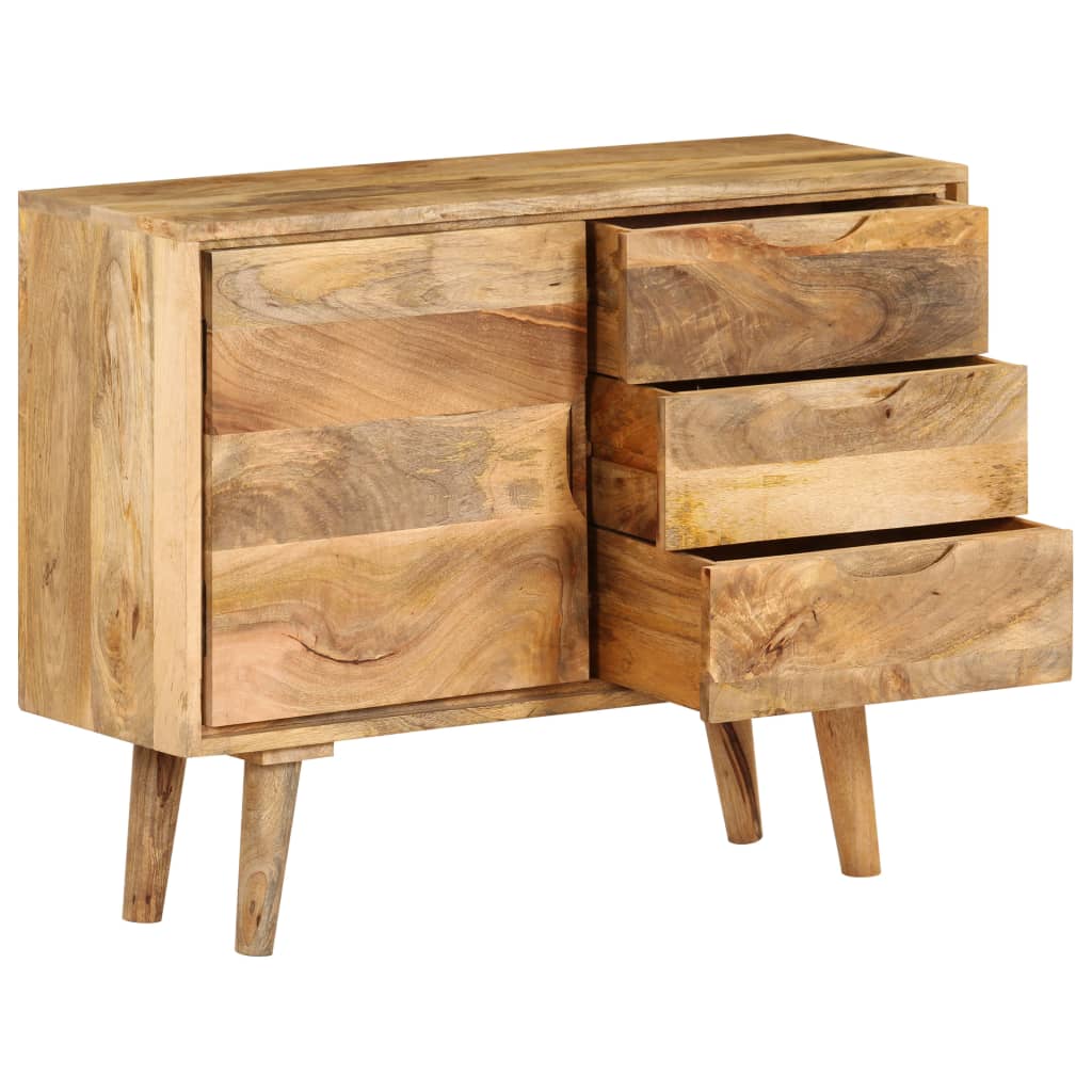 skænk 90x30x69 cm massivt mangotræ