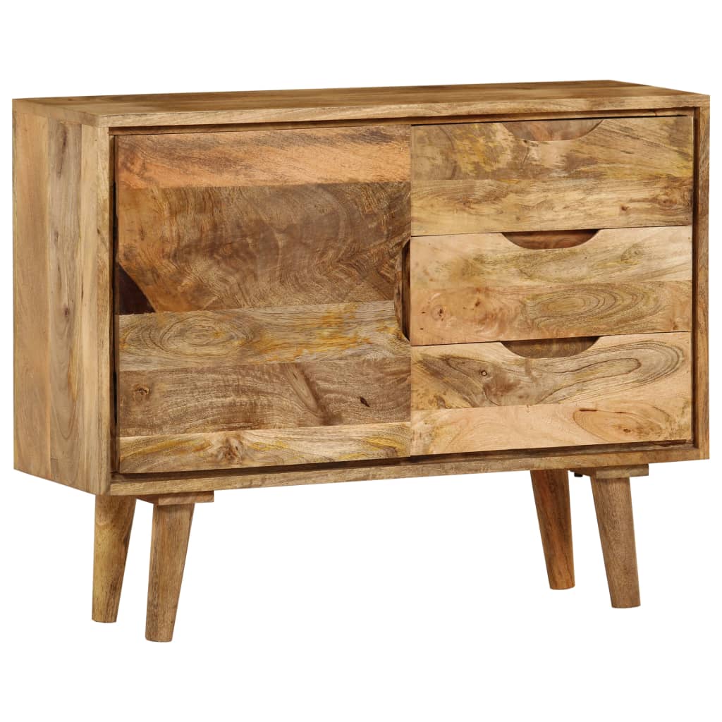 skænk 90x30x69 cm massivt mangotræ