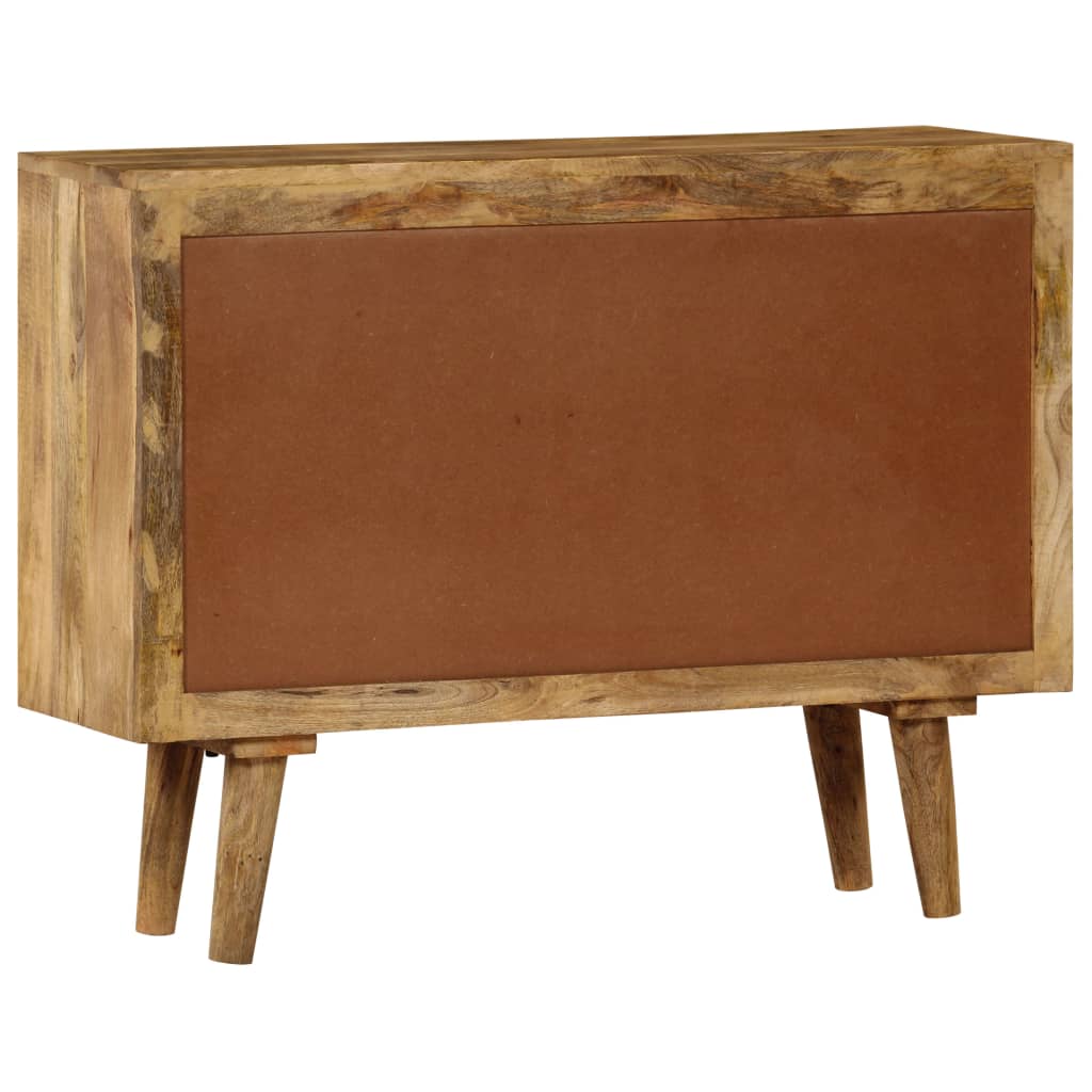 skænk 90x30x69 cm massivt mangotræ