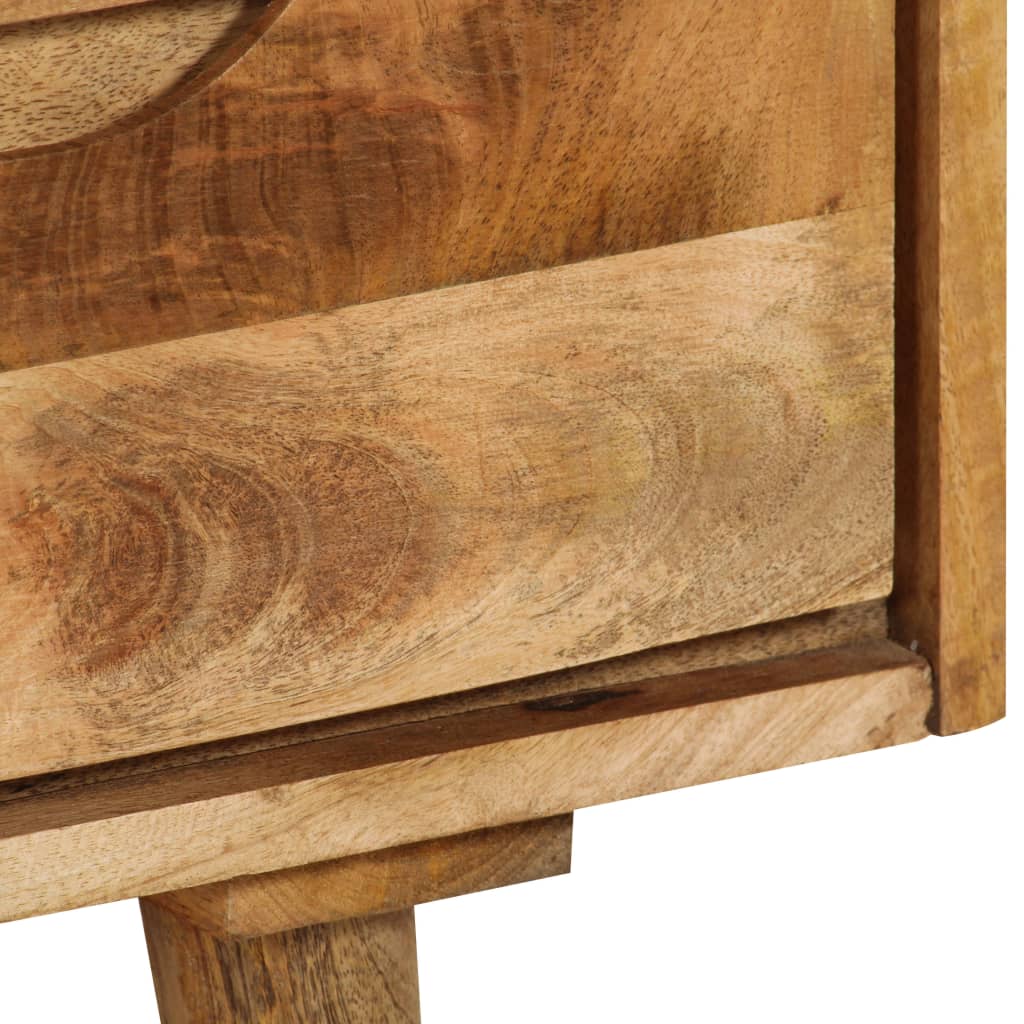 skænk 90x30x69 cm massivt mangotræ