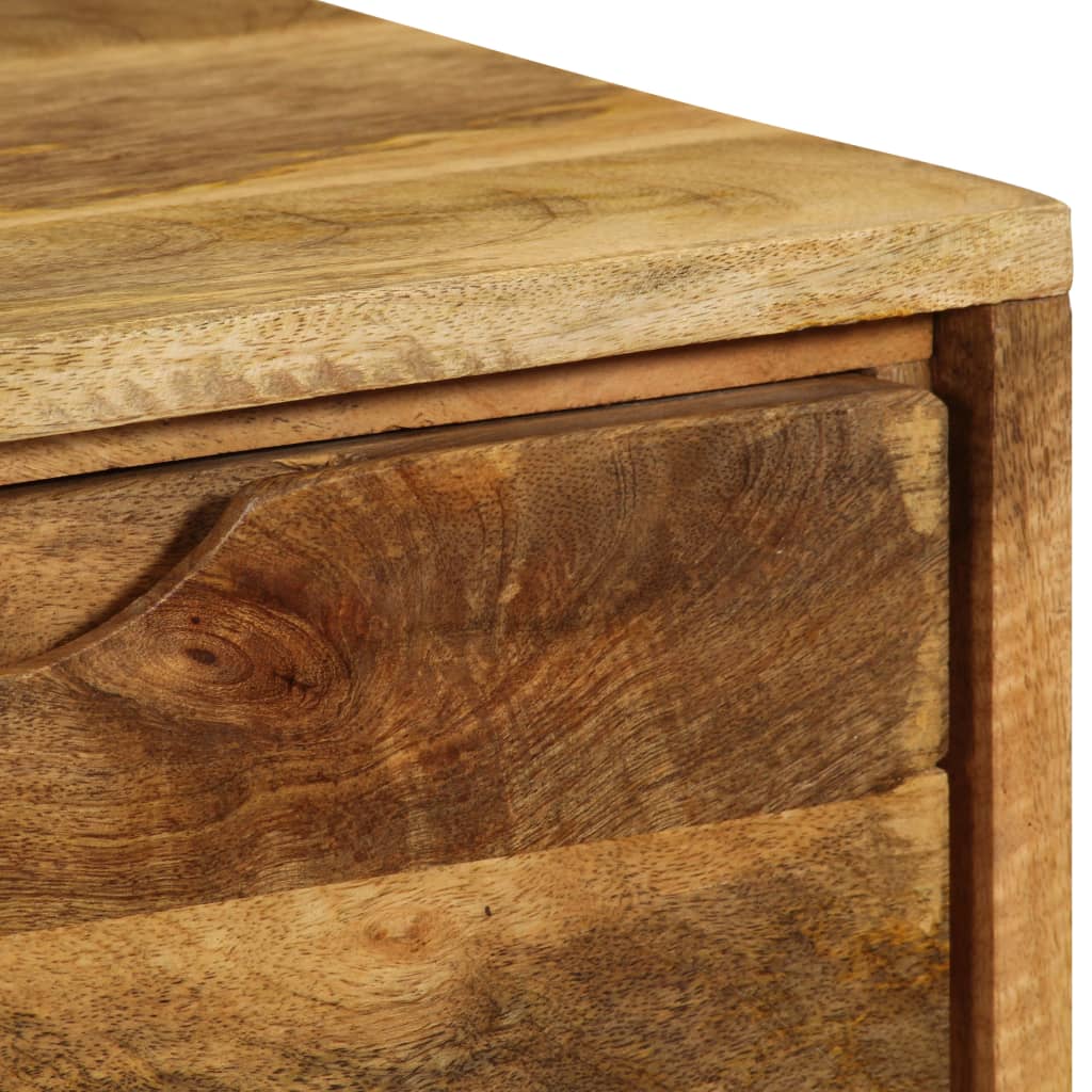 skænk 90x30x69 cm massivt mangotræ