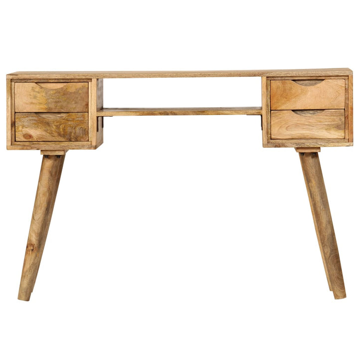skrivebord massivt mangotræ 115 x 47 x 76 cm