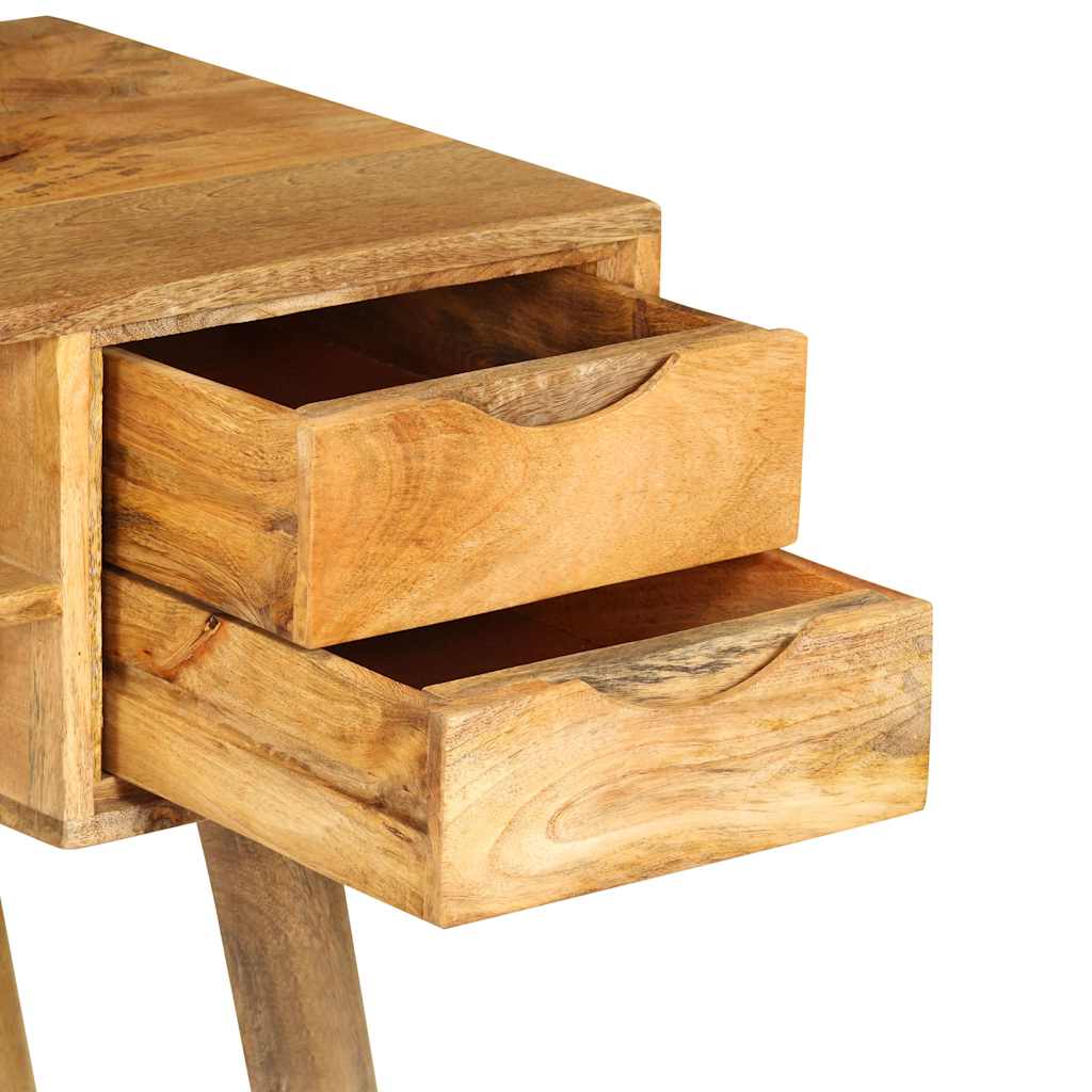 skrivebord massivt mangotræ 115 x 47 x 76 cm